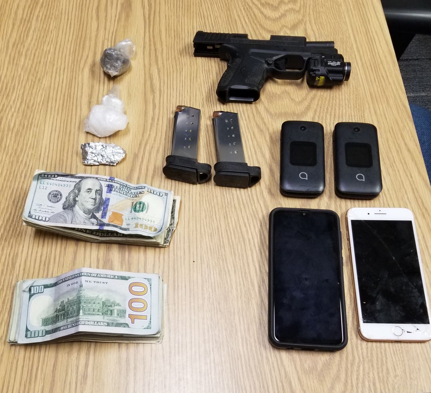 OSP seizes heroin, methamphetamine, at traffic stop